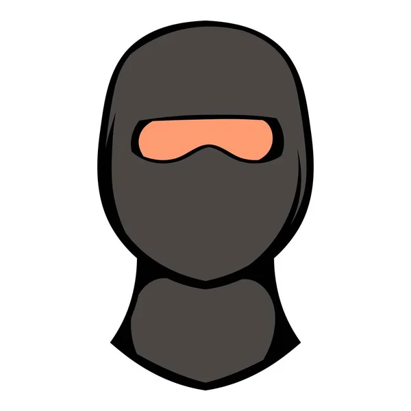 Ninja masker pictogram, pictogram cartoon — Stockvector