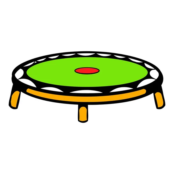 Klein fitness trampoline pictogram, pictogram cartoon — Stockvector