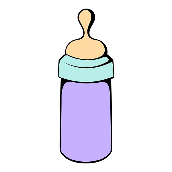Ícone de chupeta do bebê, desenho animado ícone — Vetor de Stock