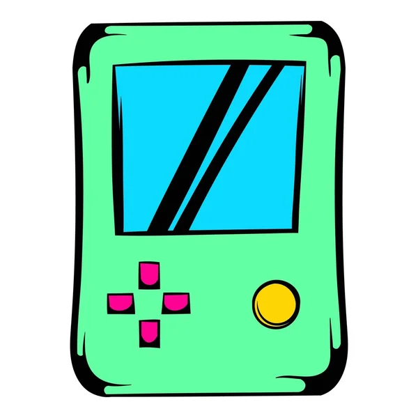 Tetris icono, icono de dibujos animados — Vector de stock