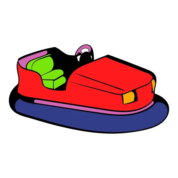 Paraurti auto icona, icona cartone animato — Vettoriale Stock