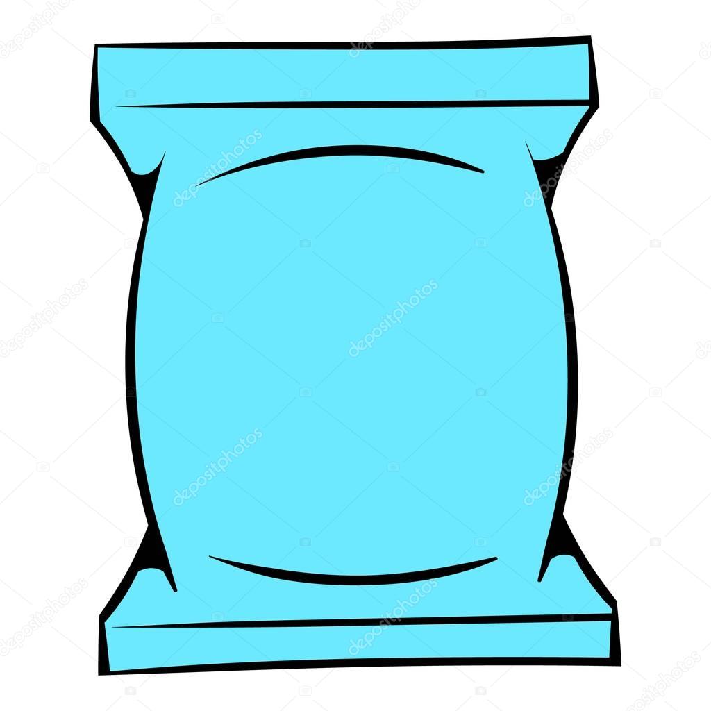 Wet wipes package icon, icon cartoon