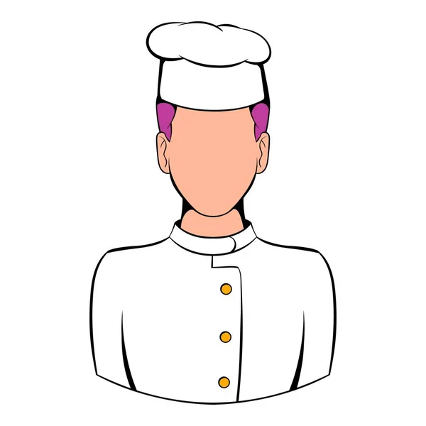 Chef icon cartoon — Stock Vector