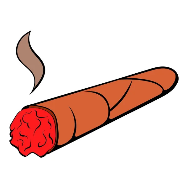 Icono de cigarro de dibujos animados — Archivo Imágenes Vectoriales