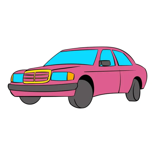 Dibujos animados icono de coche alemán — Vector de stock