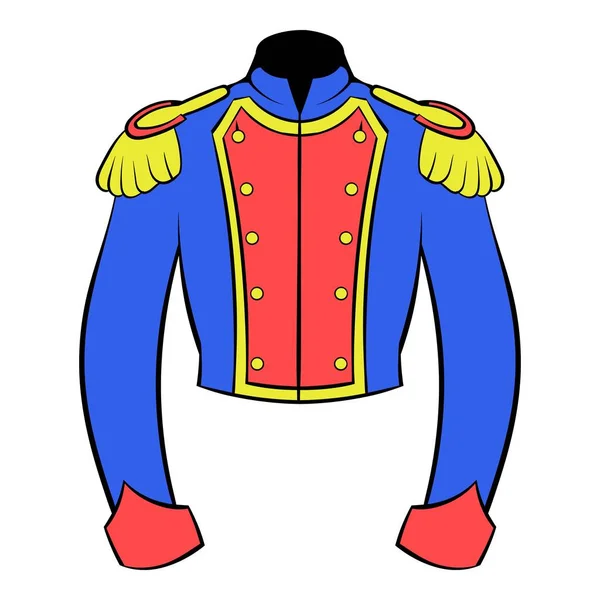 Franse historische uniform van soldaat pictogram cartoon — Stockvector