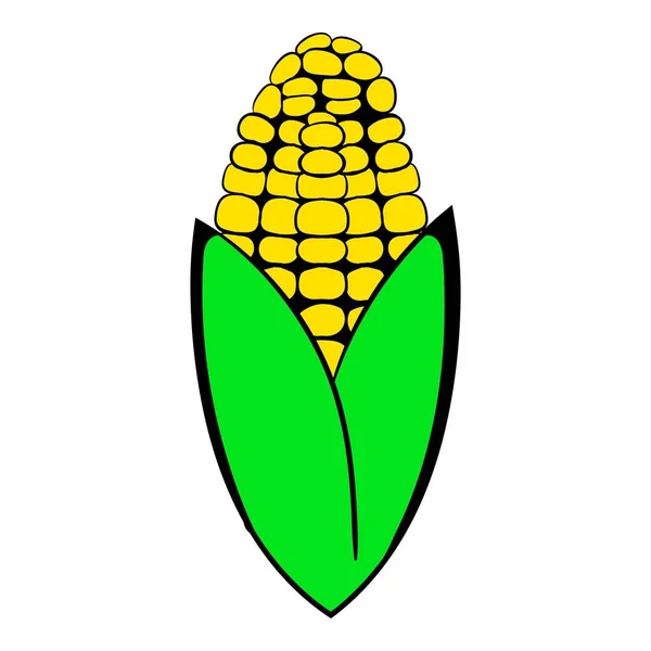 玉米芯图标卡通 — 图库矢量图片