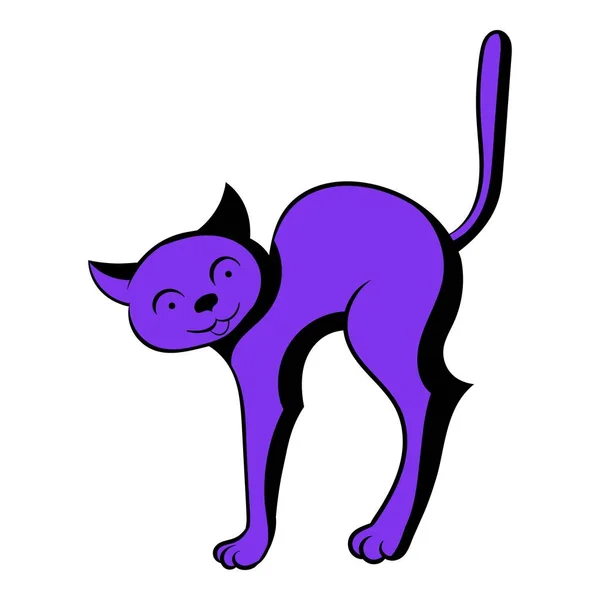 Desenho animado do ícone do gato — Vetor de Stock