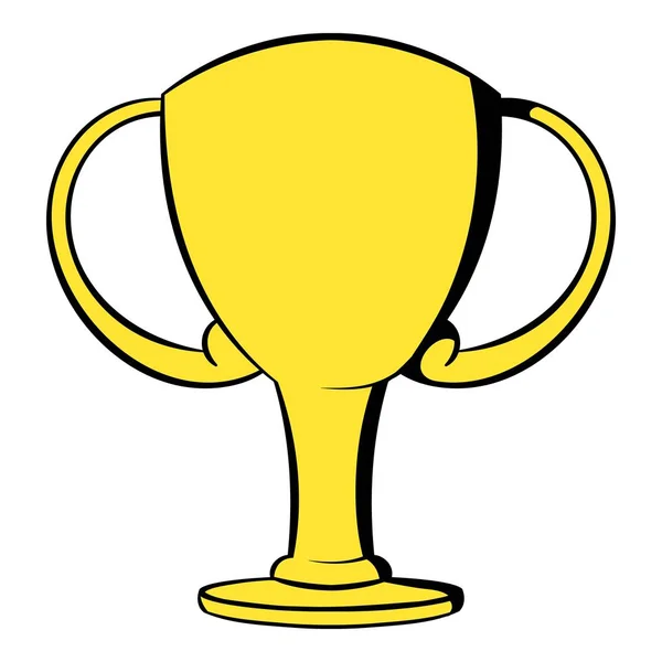 Kampioenen gouden beker pictogram cartoon — Stockvector
