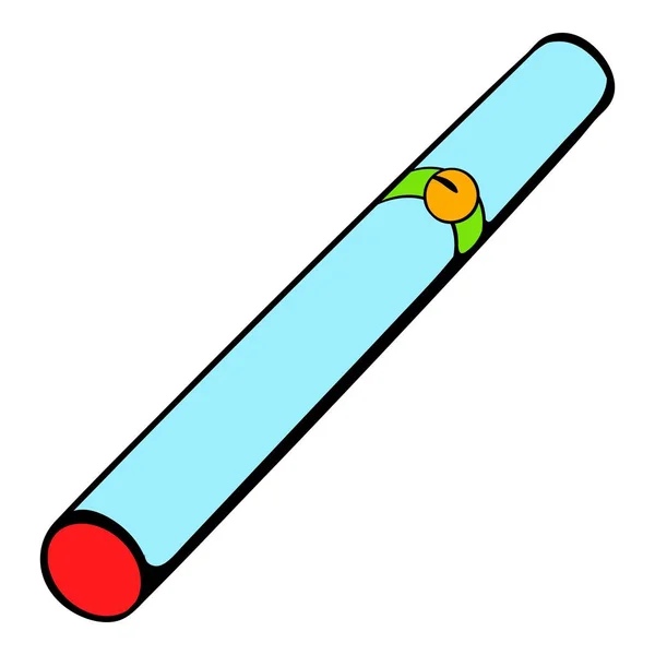 Elektronische sigaret deel pictogram cartoon — Stockvector