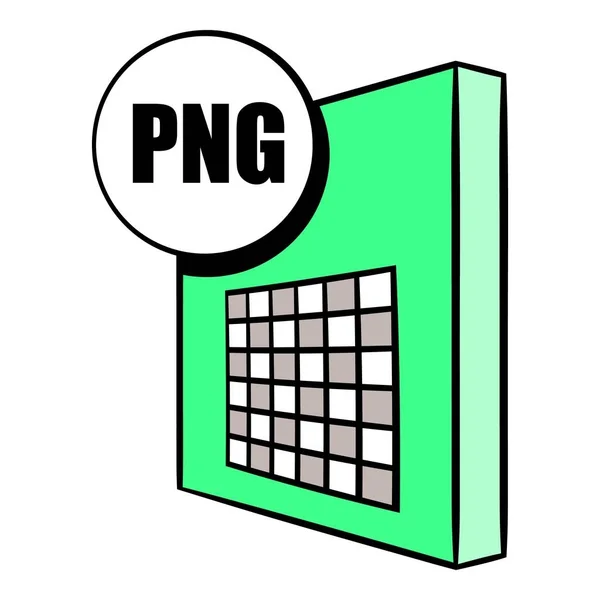 PNG bestand pictogram cartoon — Stockvector