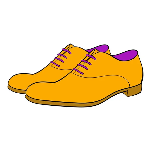 Άνδρες παπούτσια εικονίδιο καρτούν — Διανυσματικό Αρχείο