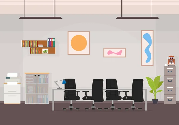 Creative Office Co-working Center Stock Illustration