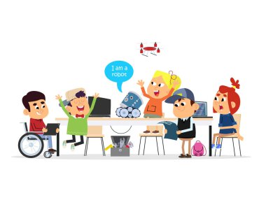 Eğitimsel robotik ve yapay zeka çalışmaları.