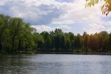 Rusya 'da yaz suyu manzarası