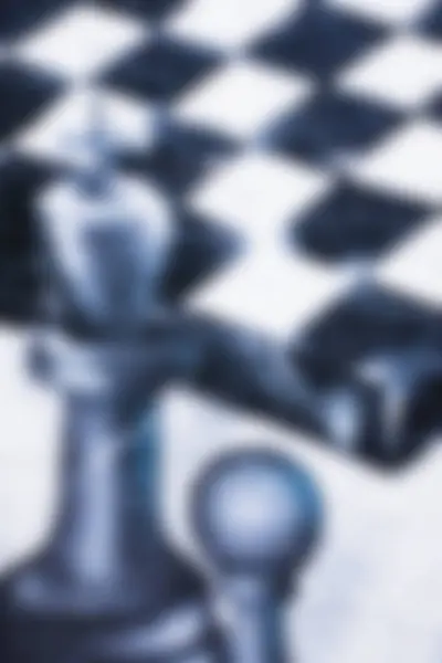 Graffiti chess blurred elements on a brick wall — Stock Photo, Image