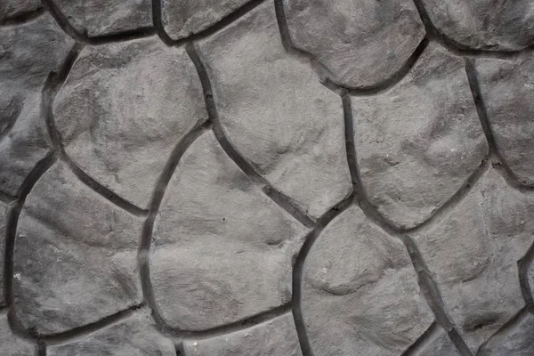 시멘트 콘크리트 벽에 새겨진 기하학적 인 무늬 질감 — 스톡 사진