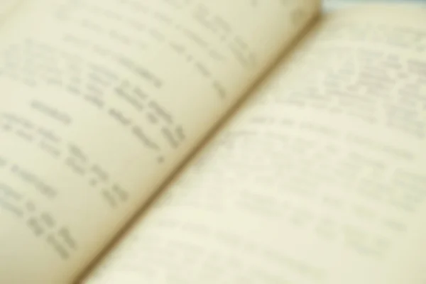 Book's pages blurred close-up — Stock Photo, Image