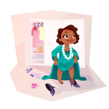 Try On Shoes Free Vector Eps Cdr Ai Svg Vector Illustration Graphic Art