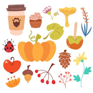 Sutumn hasat ve tatlı gıda.