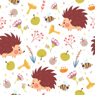 Sorunsuz kirpi desen