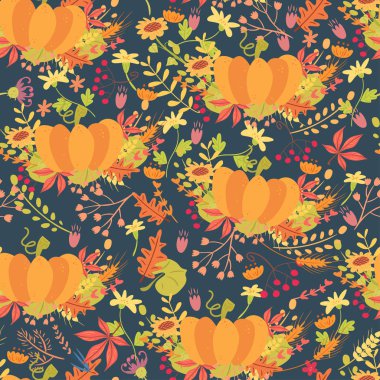 Renkli balkabakları pürüzsüz desen