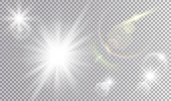 Effet de lumière ensemble cosmique — Image vectorielle