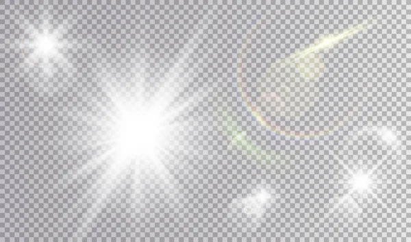 Efectos de luz conjunto cósmico — Vector de stock