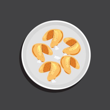 Çizgi film vektör çizim çerez tahminler