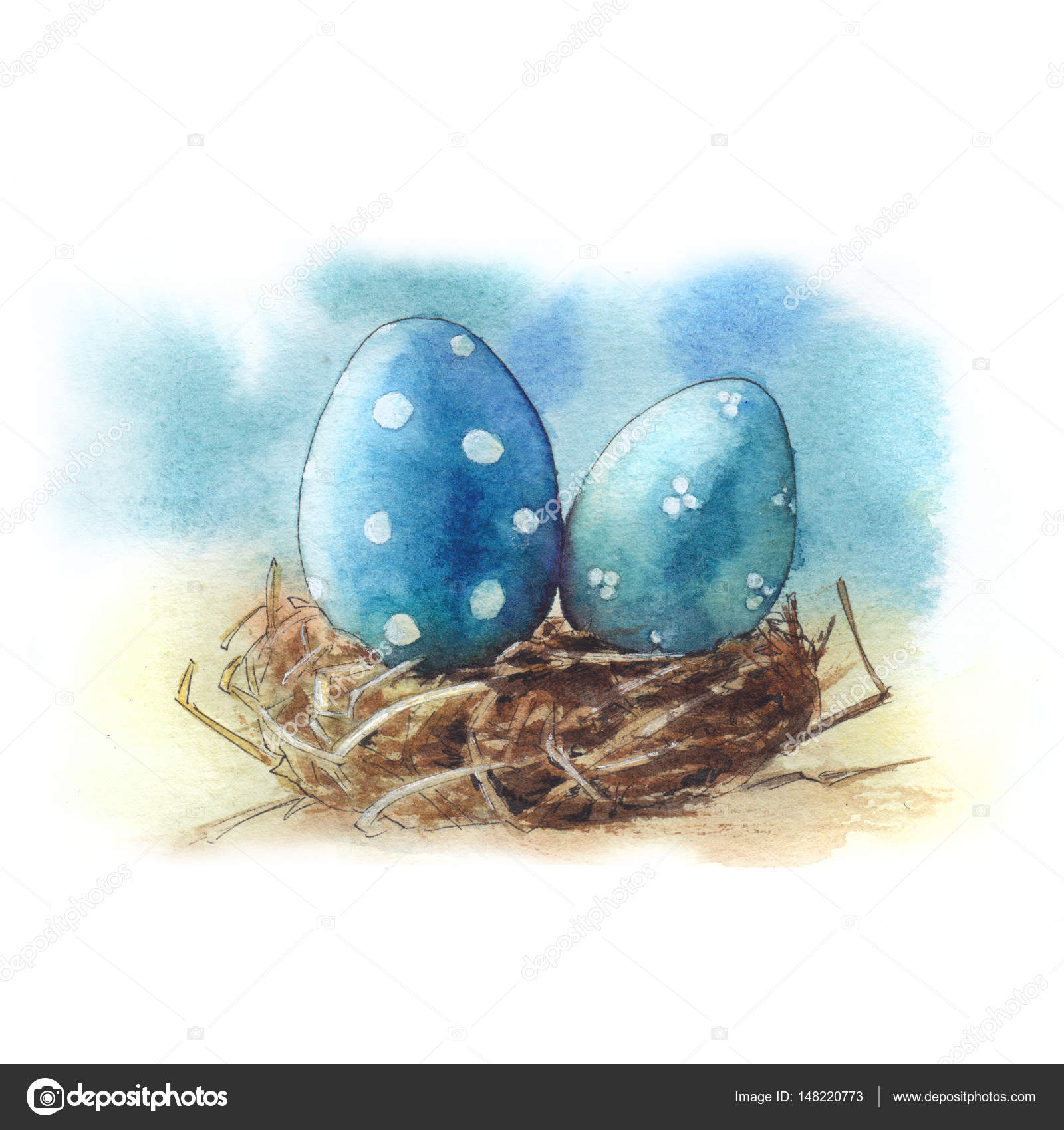 blue easter egg