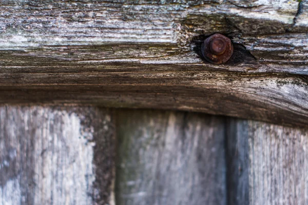 Frammento di cancello di legno — Foto Stock