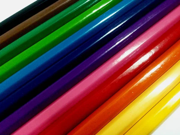 Many Colored pencils — Φωτογραφία Αρχείου