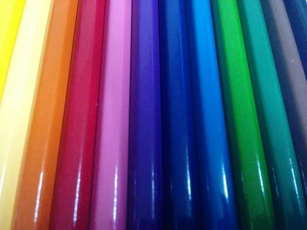 Many Colored pencils — Stock Photo, Image