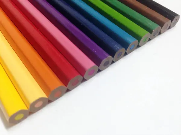 Many Colored pencils — Stock Photo, Image