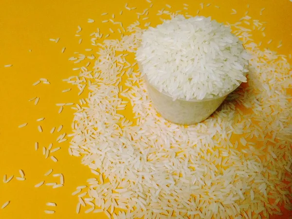 Riso basmati sfondo — Foto Stock