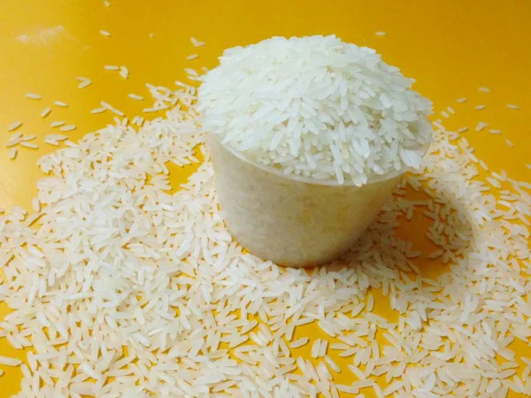 Arroz basmati fondo — Foto de Stock