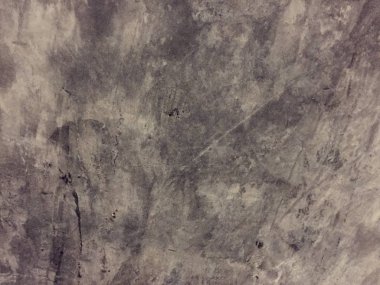 Gri beton harçla modern duvar dekorasyonu.