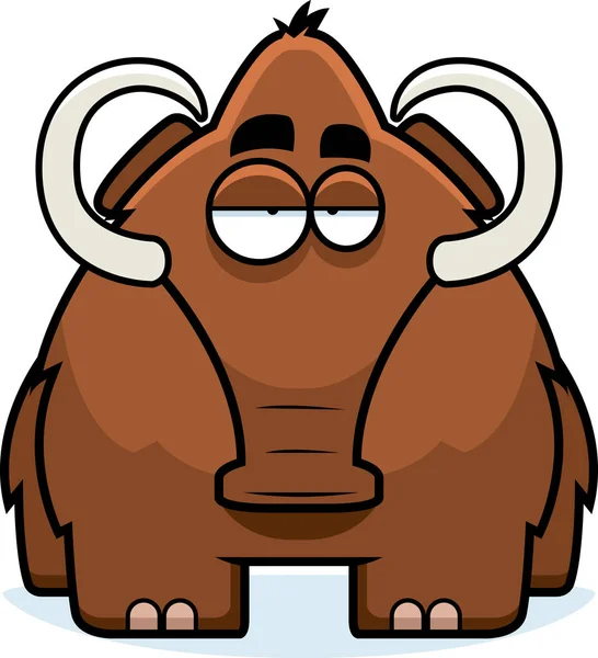Cartoon Wolharige mammoet — Wektor stockowy