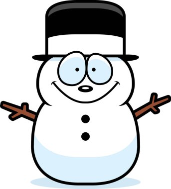 Çizgi film küçük kardan adam