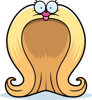 Çizgi film sarışın peruk