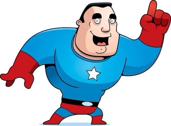 Idée de super héros de bande dessinée — Image vectorielle