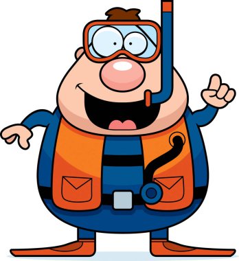 Çizgi film Scuba Diver fikir