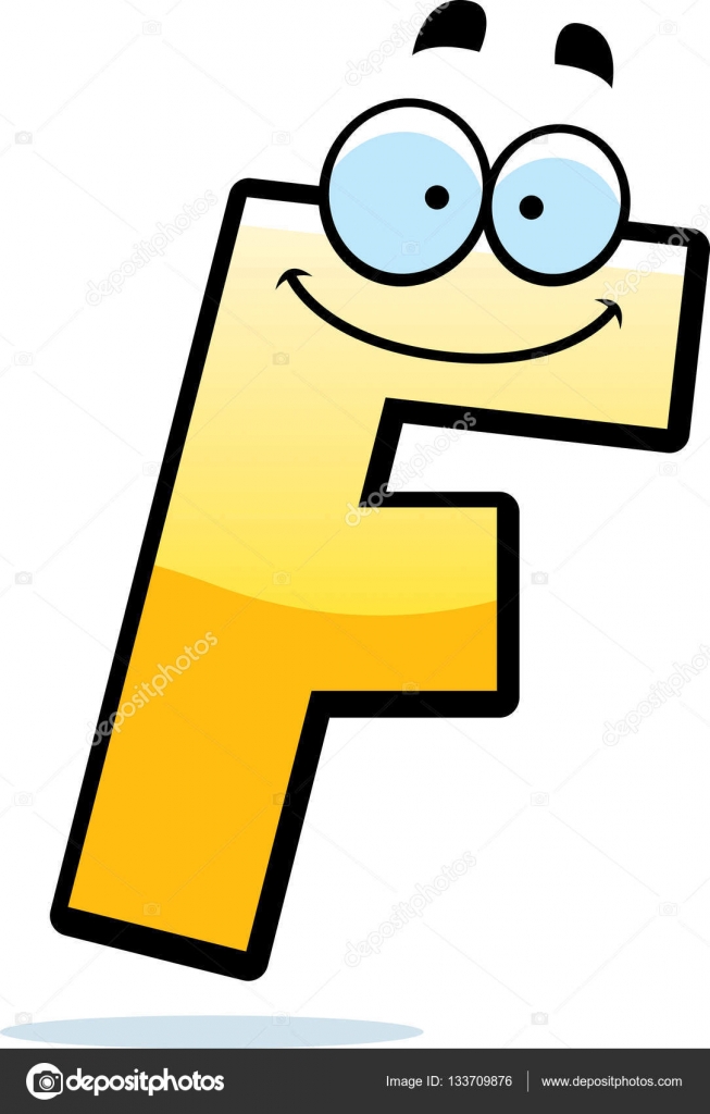 Cartoon Letter F Stock Vector by ©cthoman 133709876