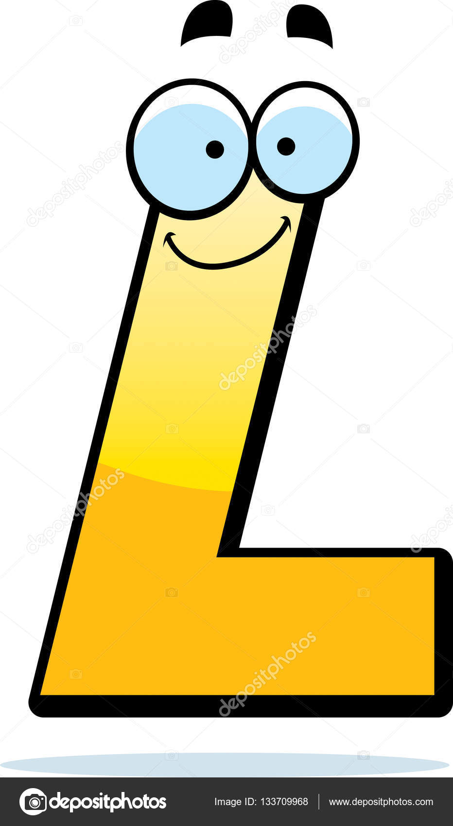 Cartoon Letter L Stock Vector Image by ©cthoman #133709968