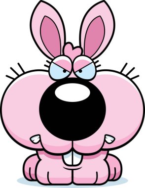 Çizgi film Bunny kızgın