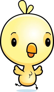 Çizgi film bebek piliç çalışan