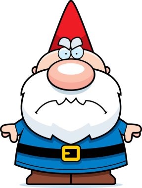 Çizgi film kızgın Gnome