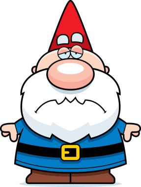 Çizgi film üzgün Gnome