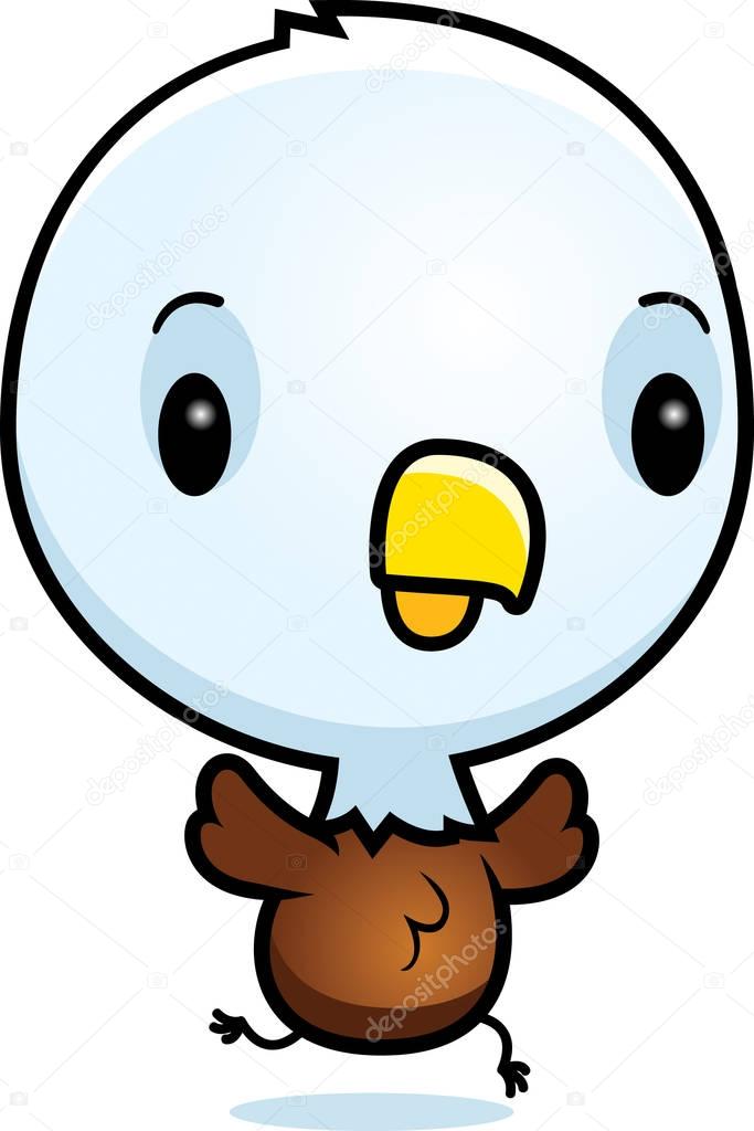Download Cartoon Baby Eagle Running — Stock Vector © cthoman #133707956
