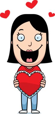 Çizgi film kadın Sevgililer